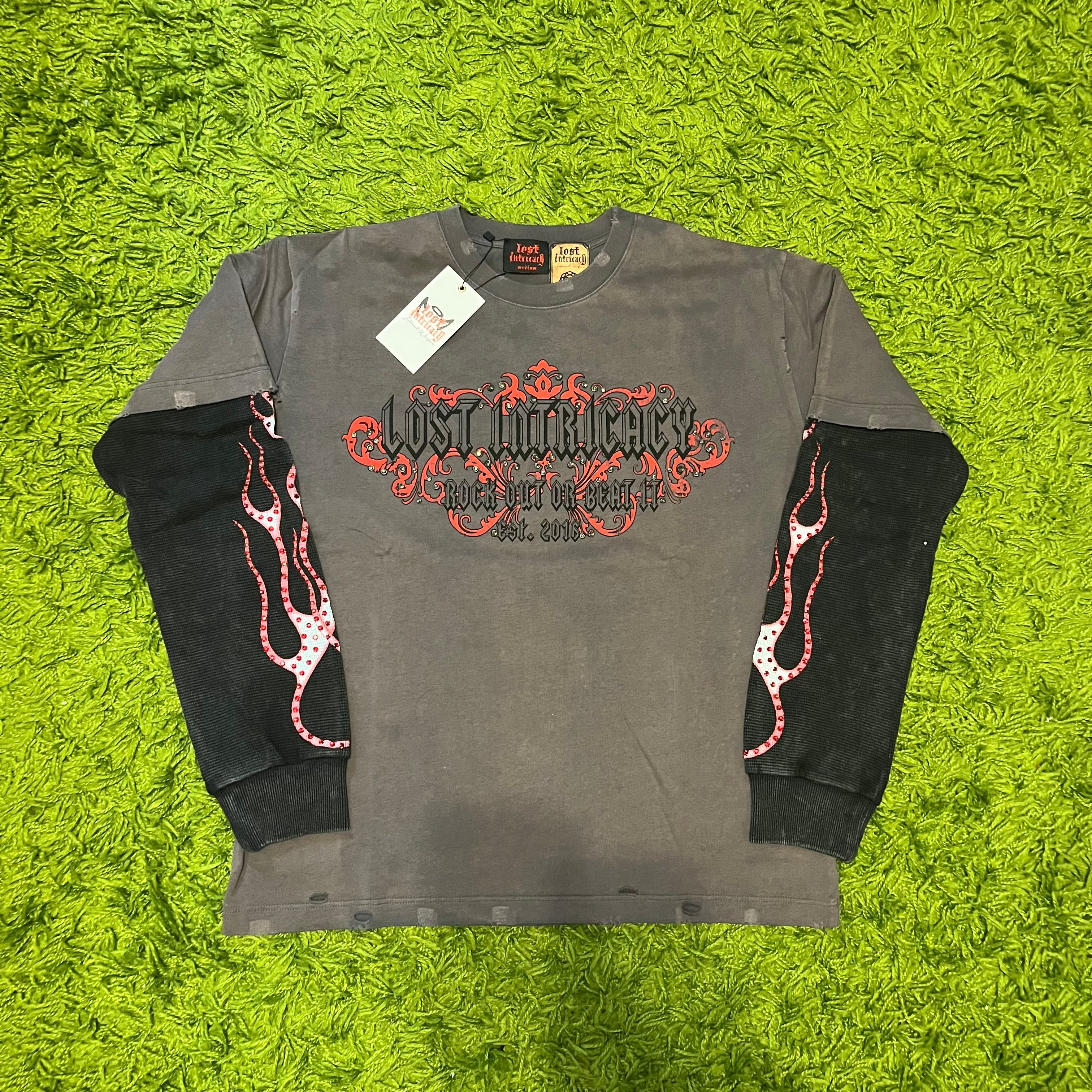 LOST INTRICACY ‘Lost Davidson’ Thermal Shirt