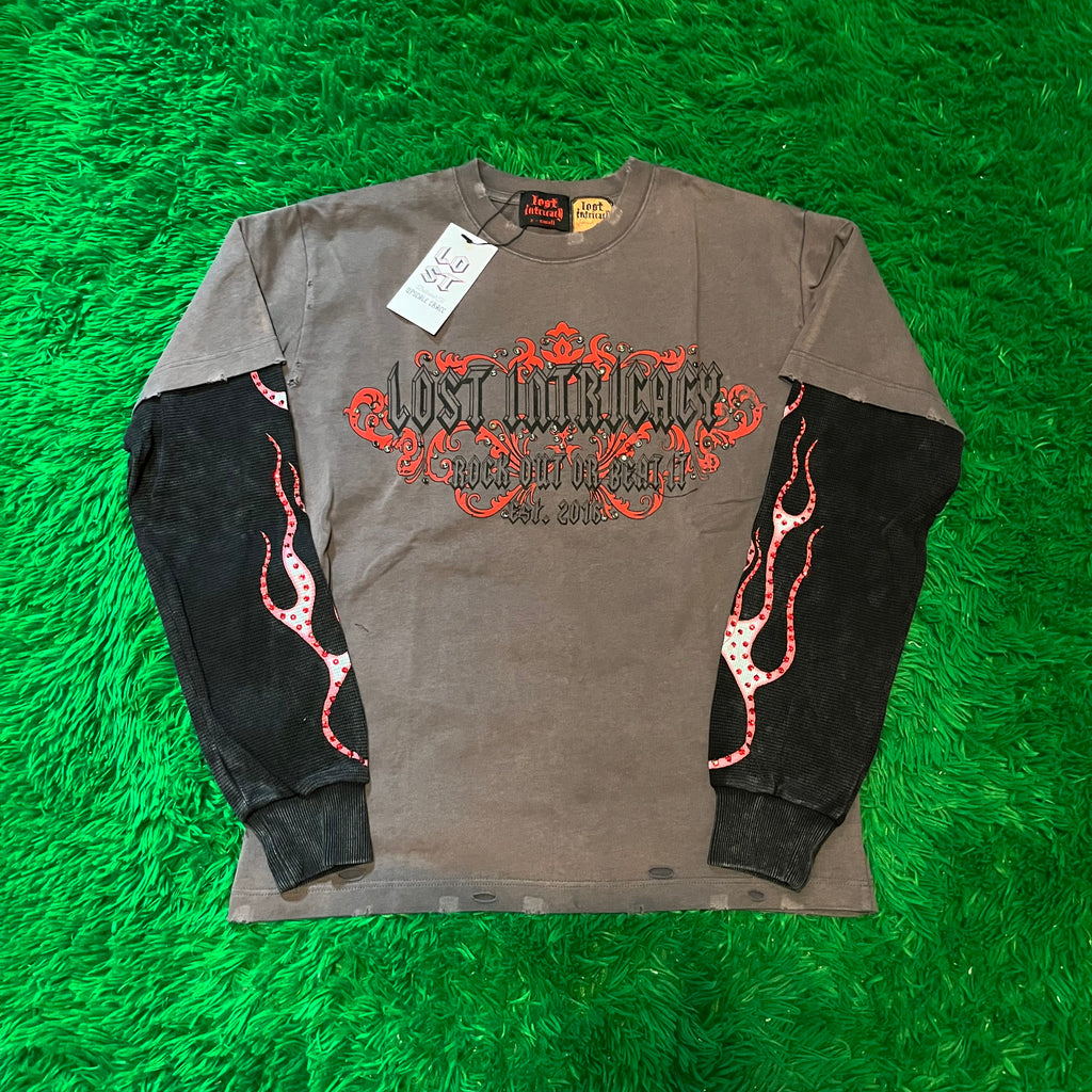 Lost Intricacy Davidson thermal t-shirt