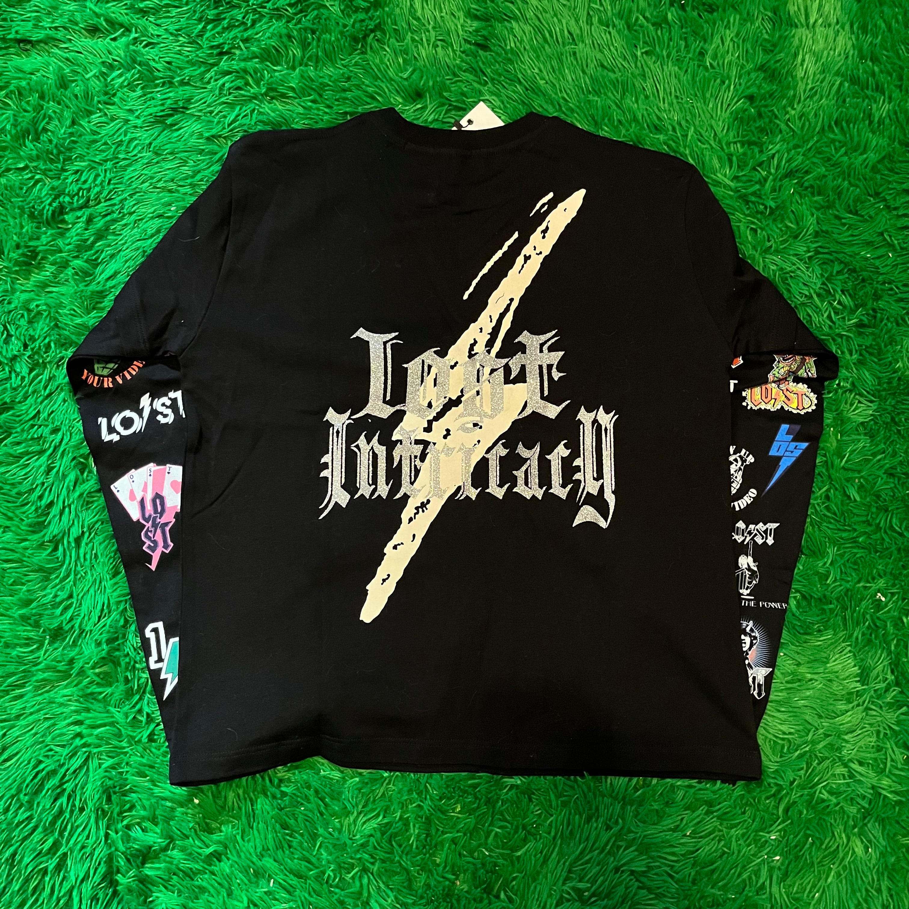 Lost Intricacy "Logos" Black Long Sleeve shirt