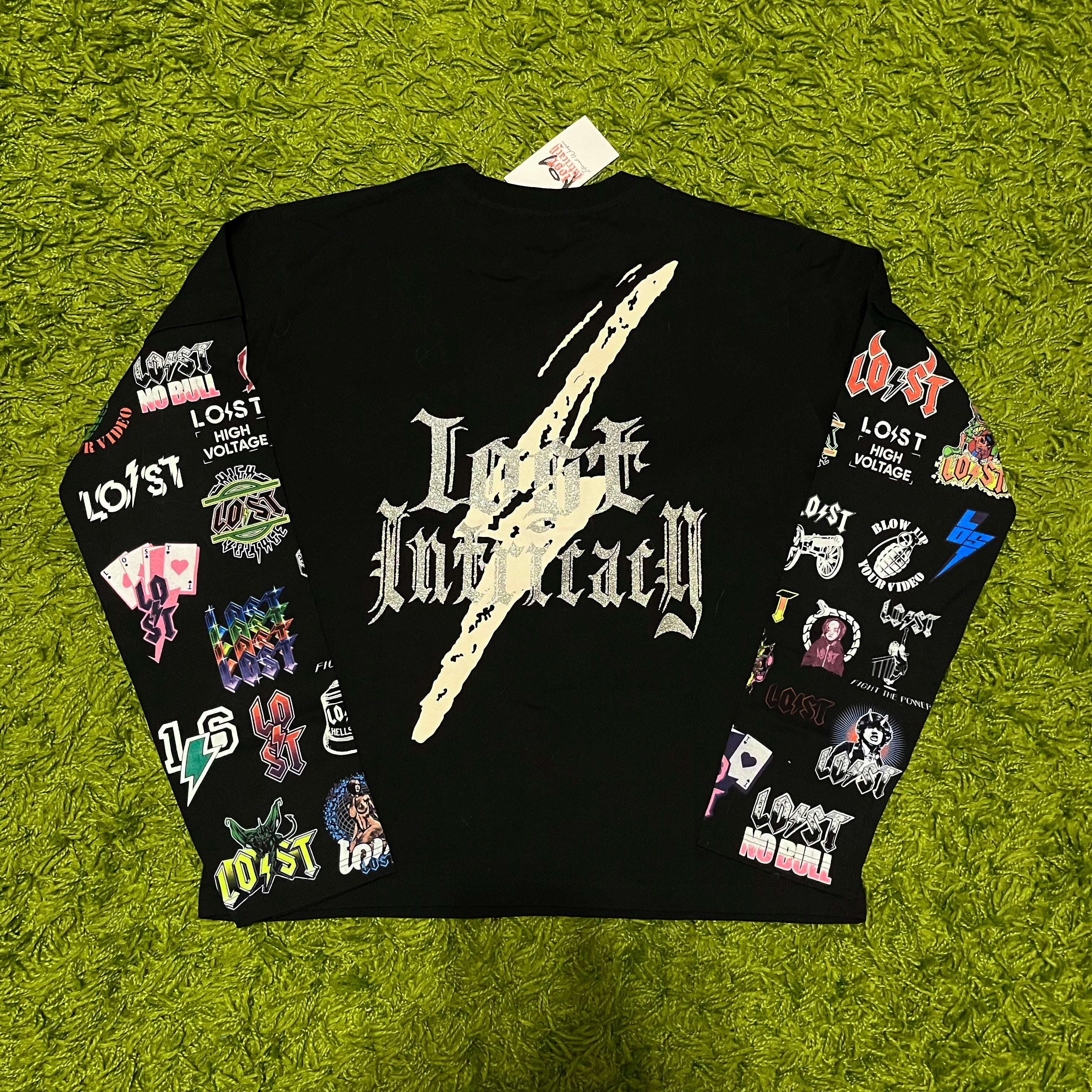 LOST INTRICACY ‘Logos’ Black Longsleeve