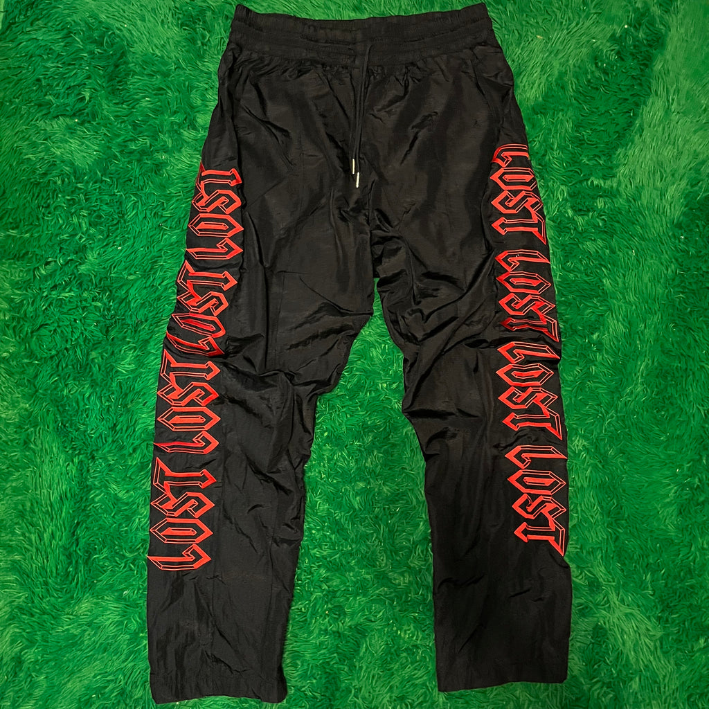 Lost Intricacy Black track pants