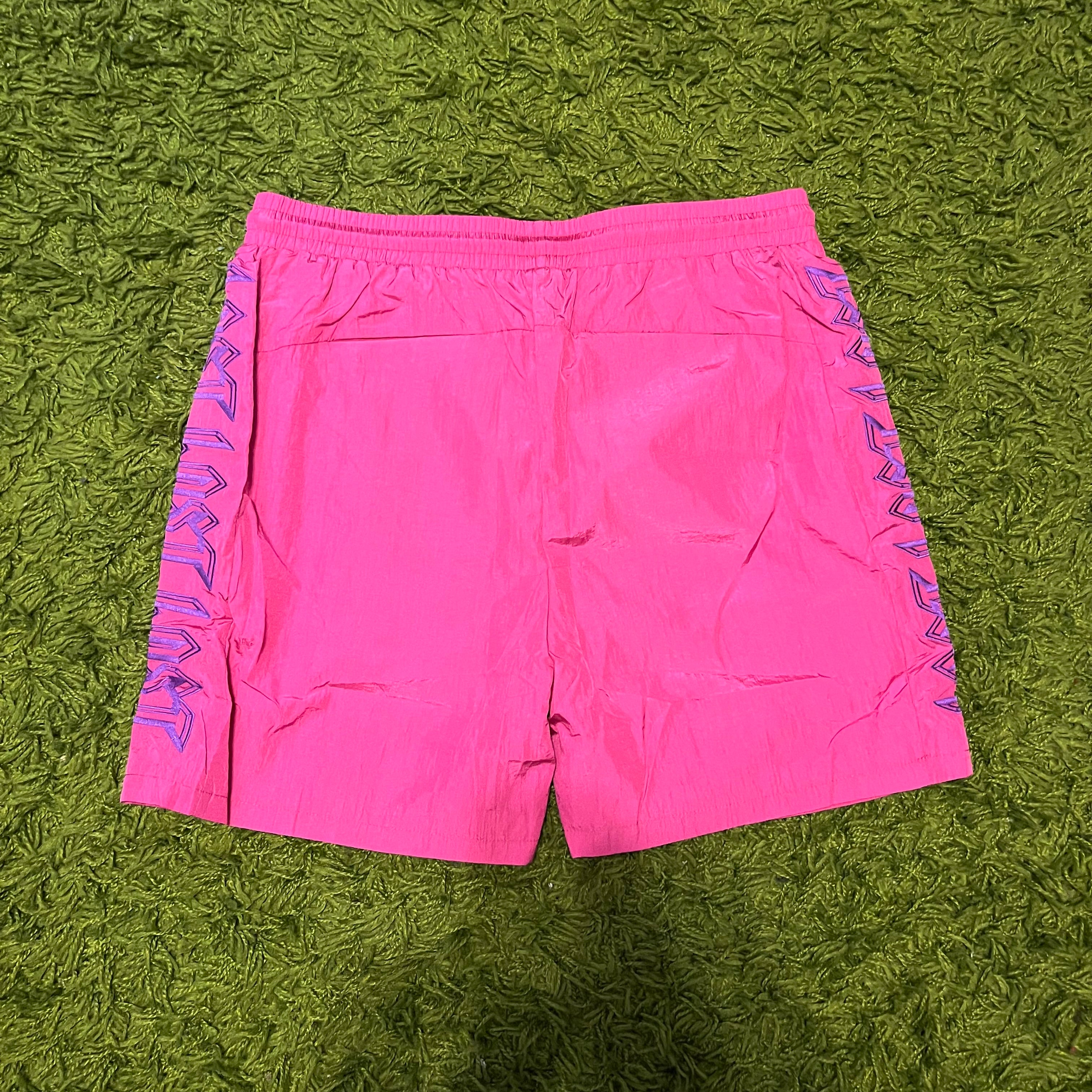 LOST INTRICACY Pink/Purple Track Shorts