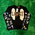 Lost Intricacy "Logos" Black Long Sleeve shirt