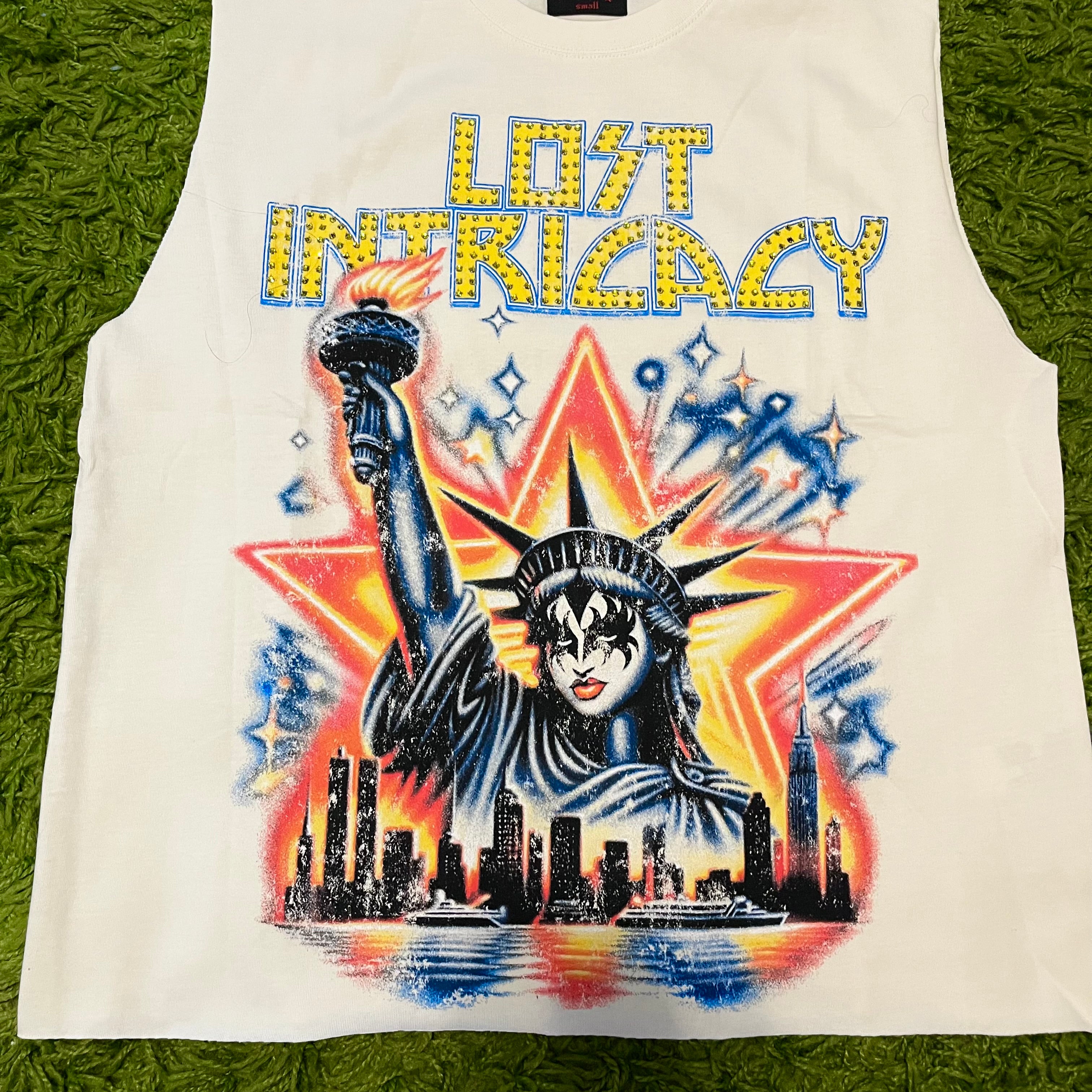 LOST INTRICACY "Kiss Liberty" Sleeveless T-Shirt