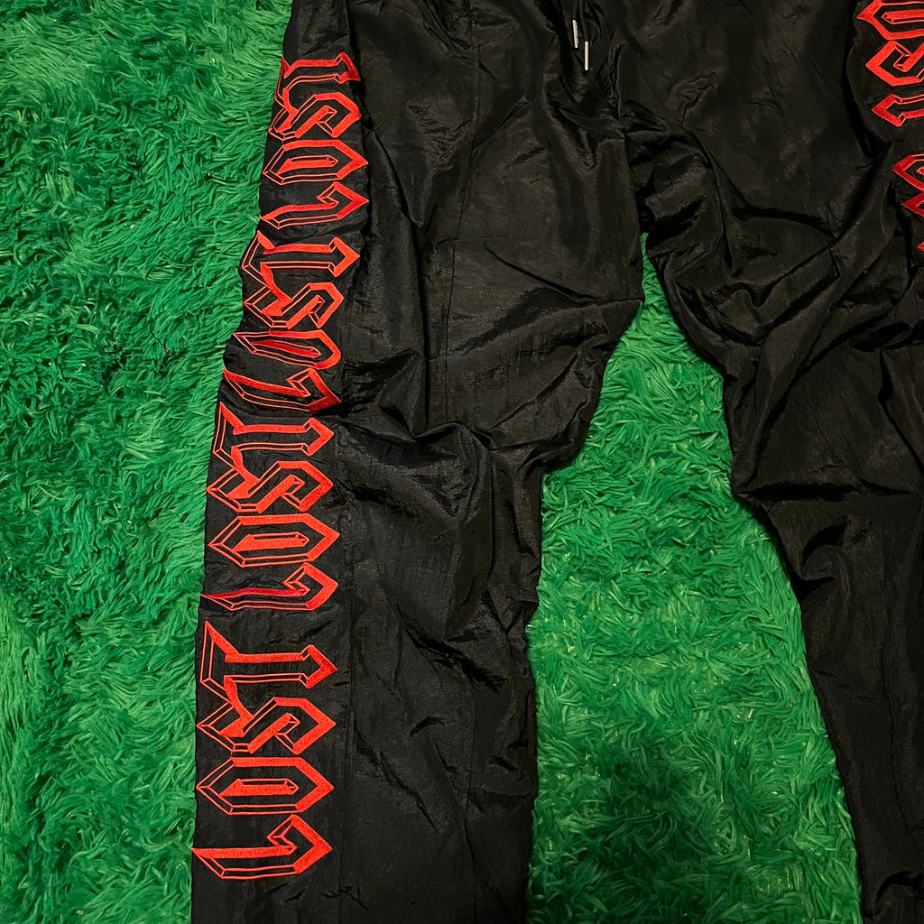 Lost Intricacy Black track pants