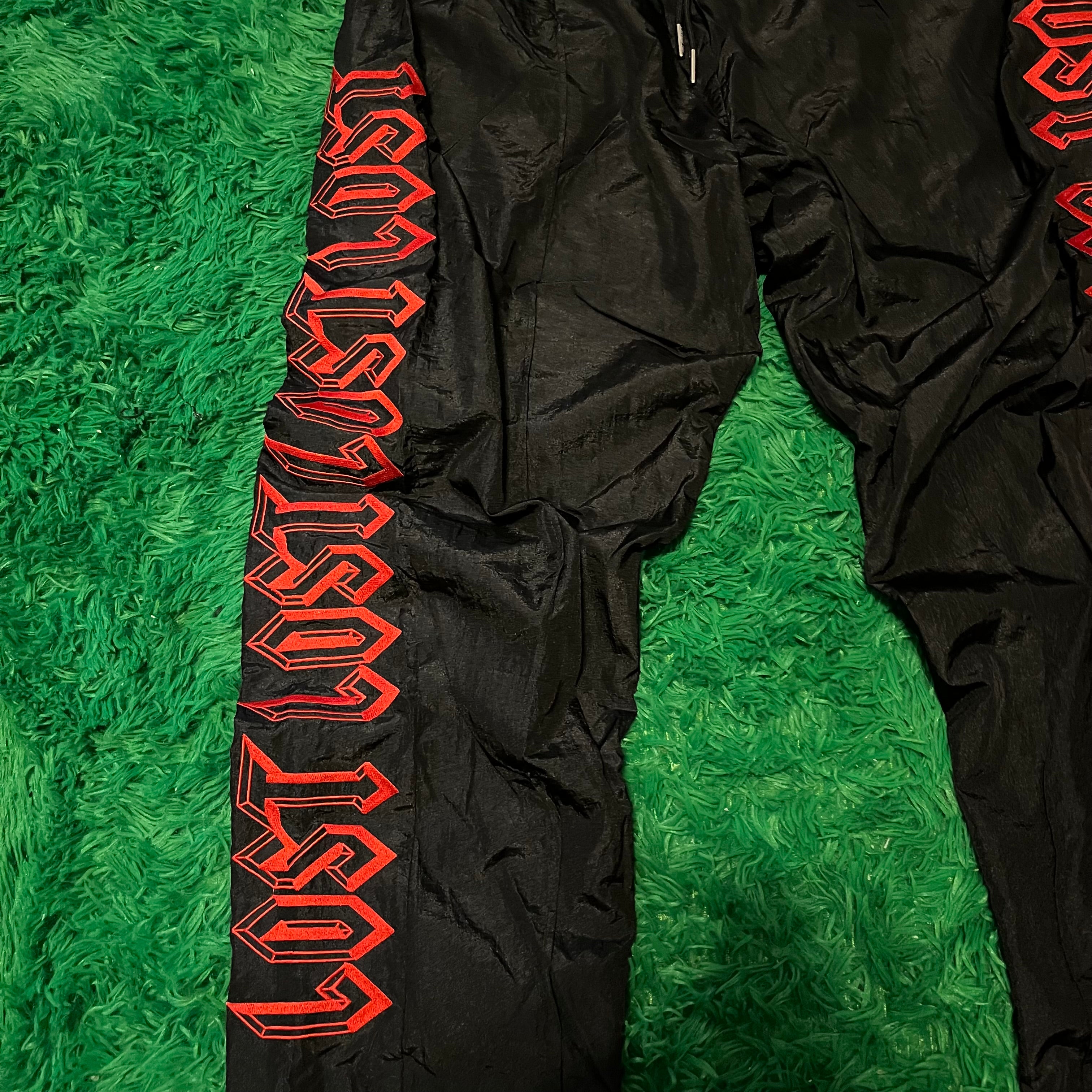 Lost Intricacy Black track pants