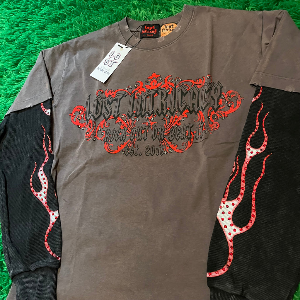 Lost Intricacy Davidson thermal t-shirt