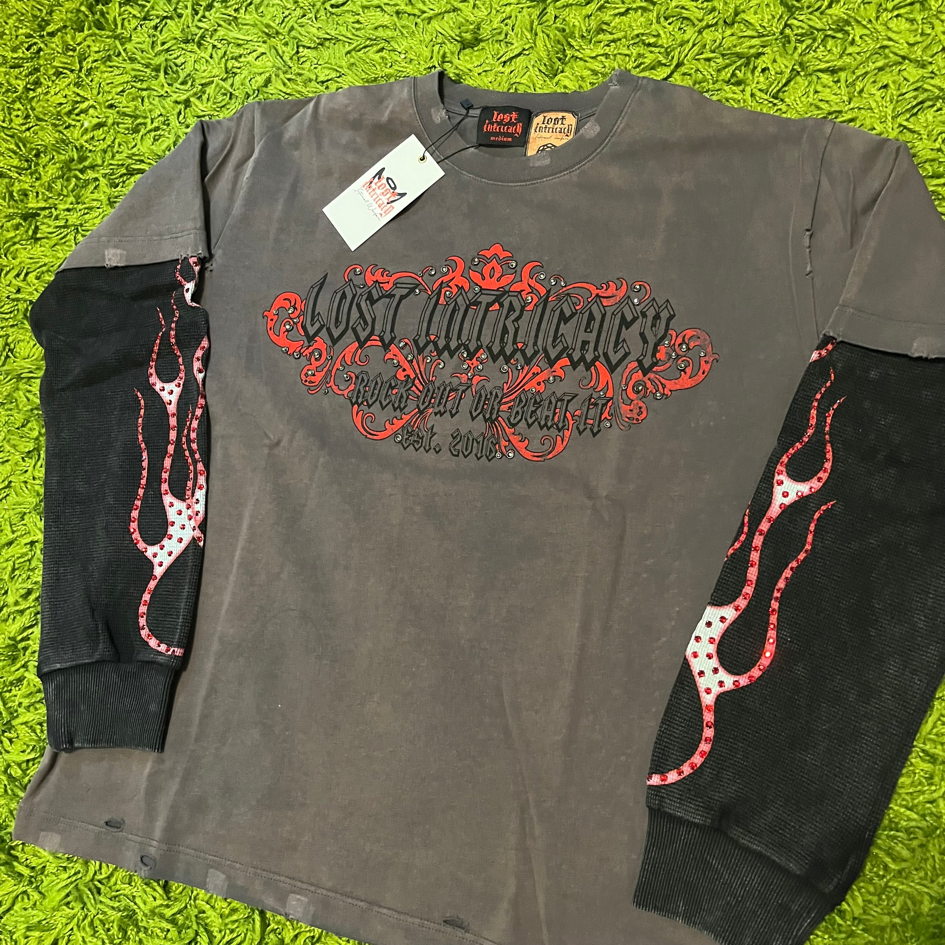 LOST INTRICACY ‘Lost Davidson’ Thermal Shirt
