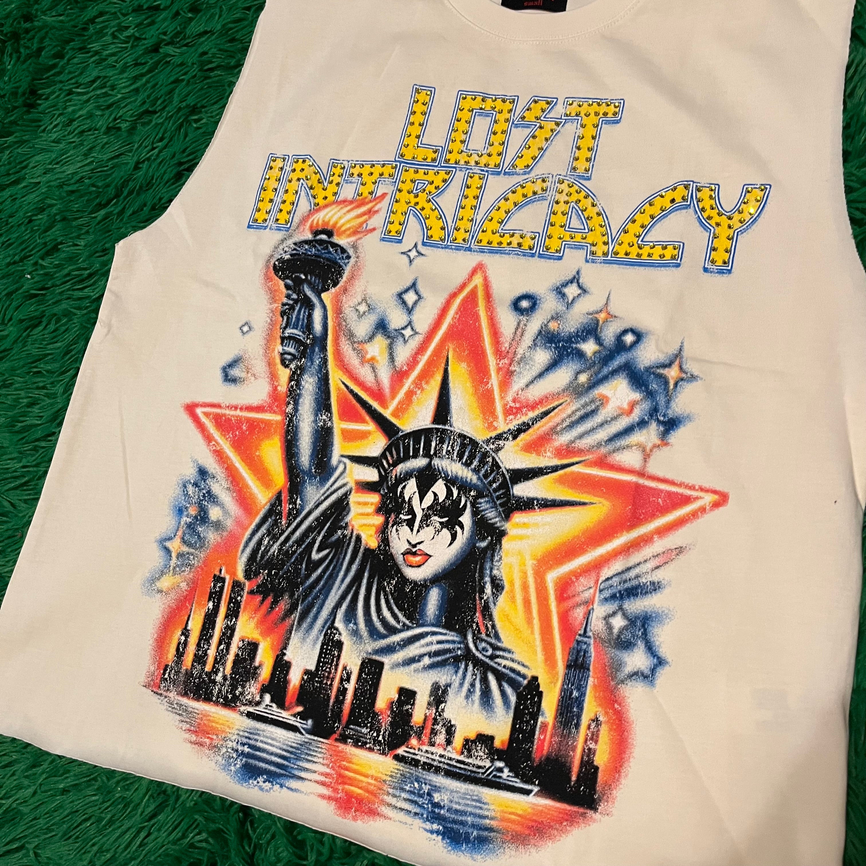 Lost Intricacy “Kiss Liberty” Sleeveless T-Shirt