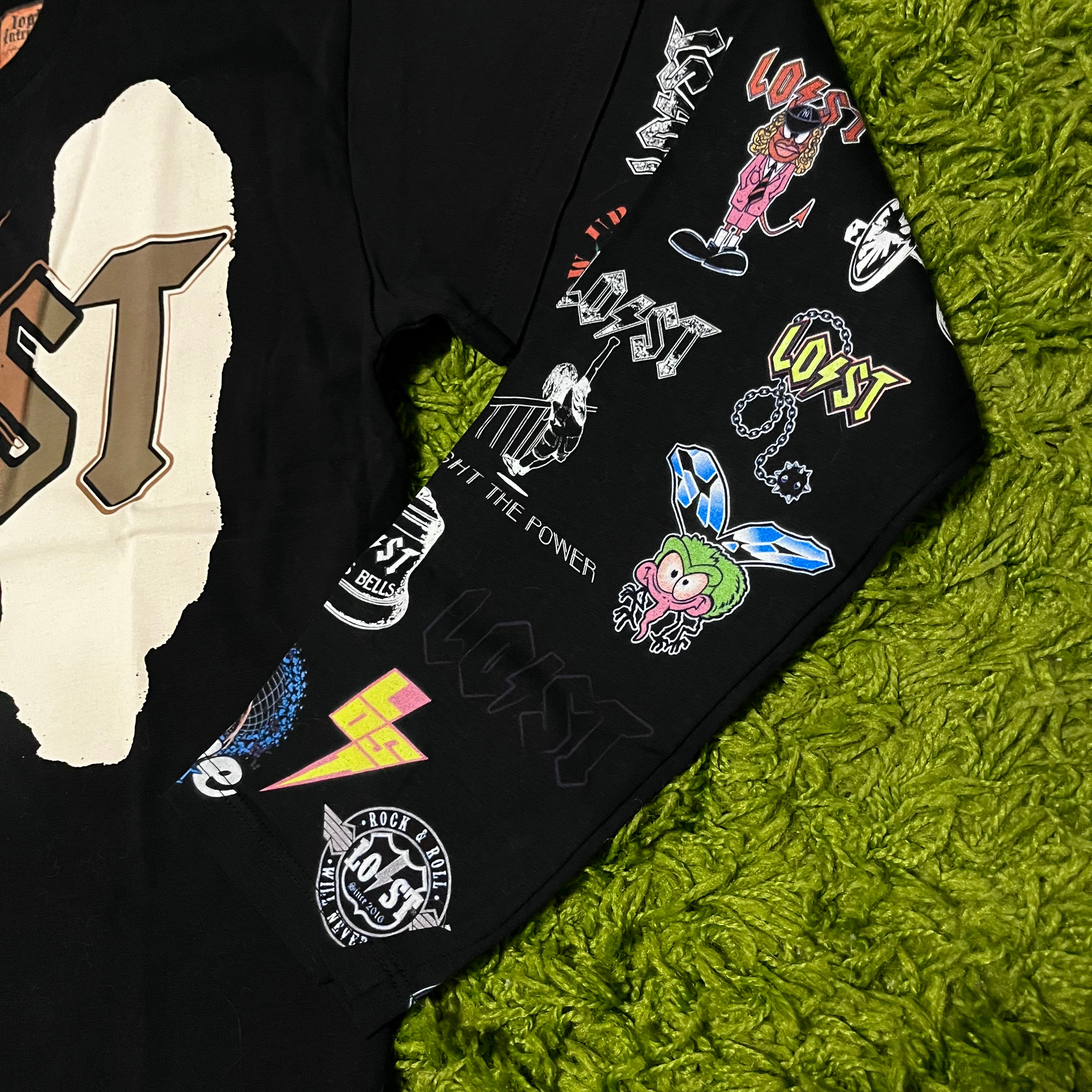LOST INTRICACY ‘Logos’ Black Longsleeve