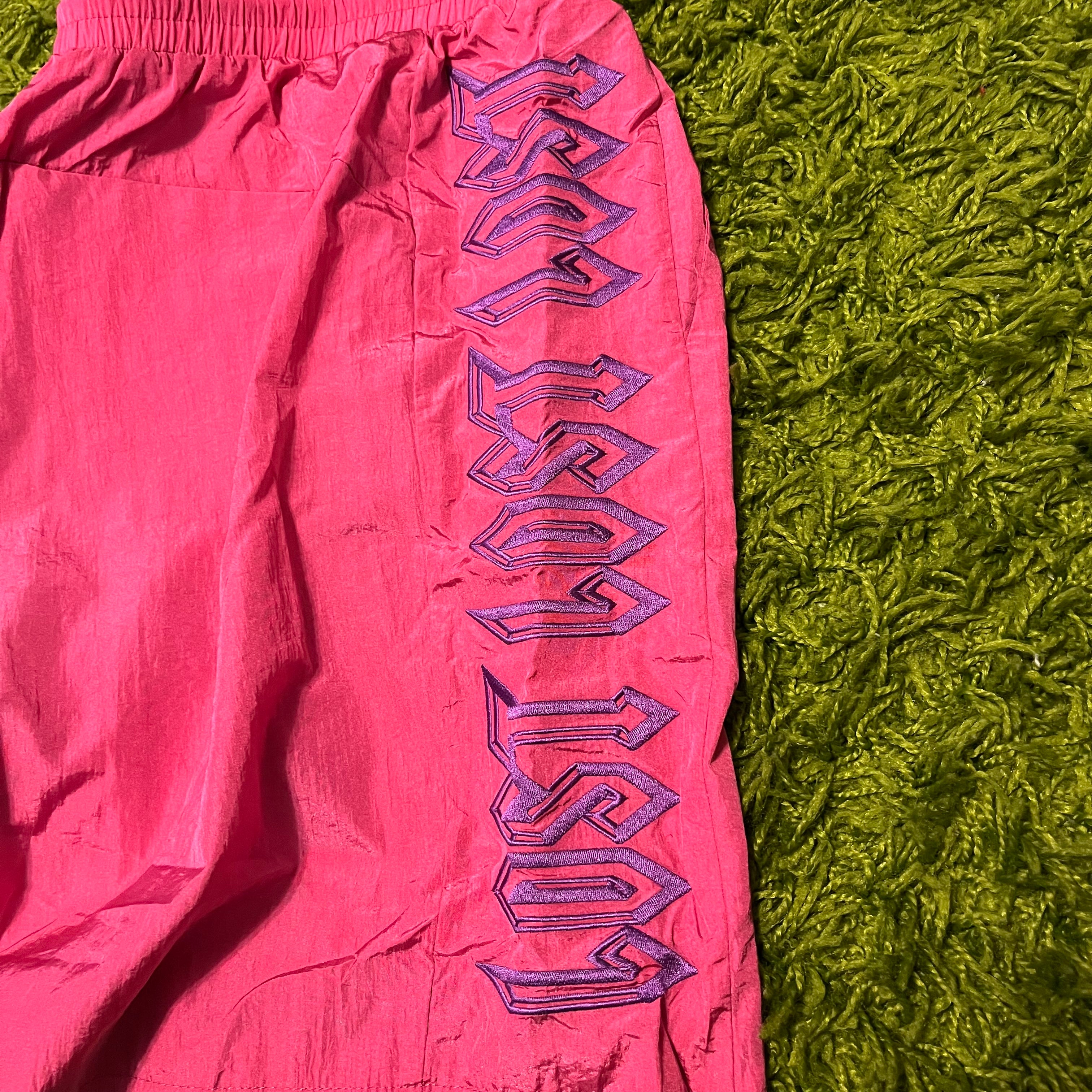 LOST INTRICACY Pink/Purple Track Shorts